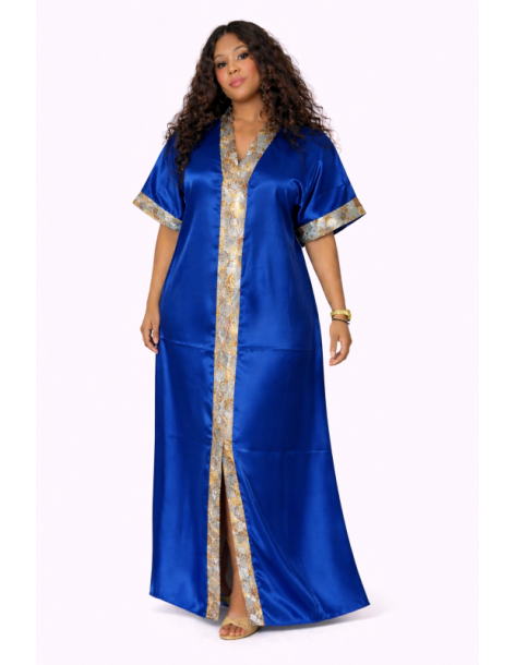 Kaftan satin et brocart