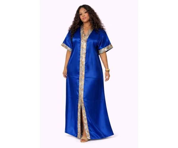 Kaftan satin et brocart