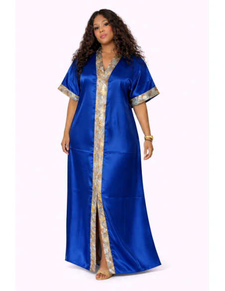 Kaftan satin et brocart