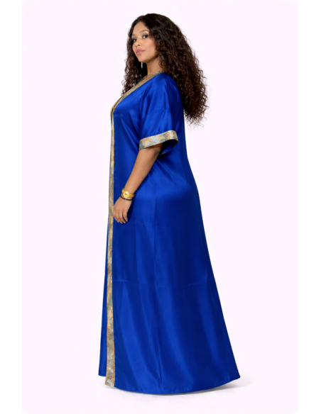 Kaftan satin et brocart