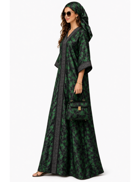 Kaftan satin et brocart 2