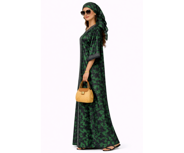 Kaftan satin et brocart