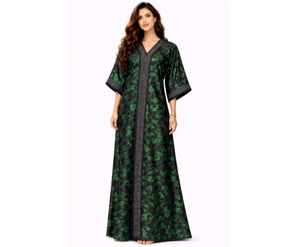 Kaftan satin et brocart