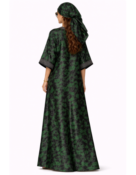 Kaftan satin et brocart