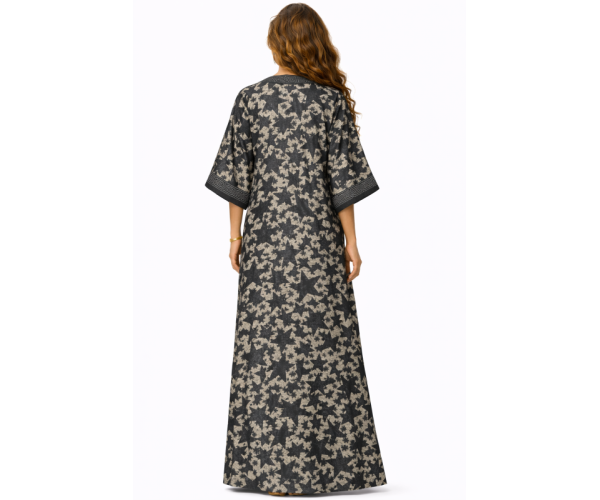 Kaftan satin et brocart