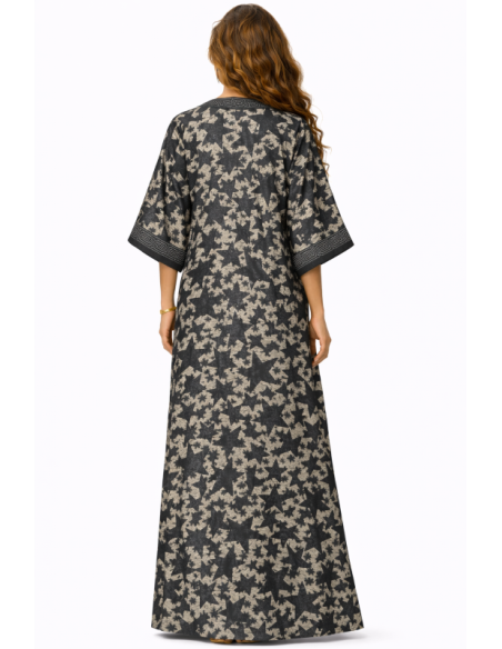 Kaftan satin et brocart