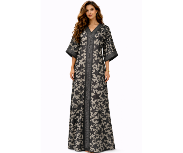 Kaftan satin et brocart