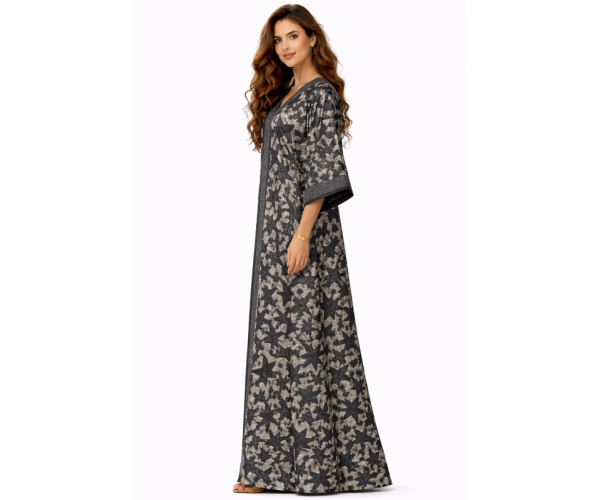 Kaftan satin et brocart