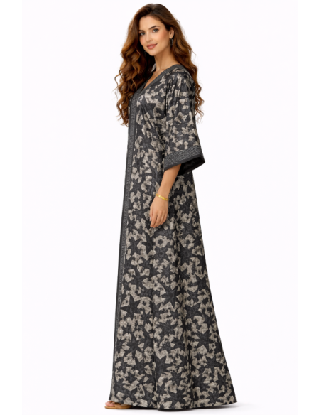 Kaftan satin et brocart