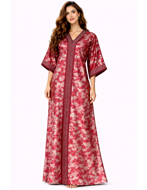 Kaftan satin et brocart