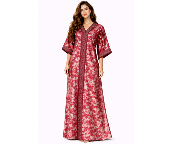 Kaftan satin et brocart