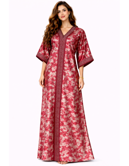 Kaftan satin et brocart