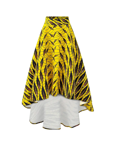 Jupe en Wax Éthique & Élégante – Tissu Africain Authentique | Olayek