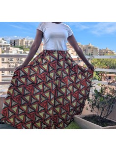 Jupe en Wax Éthique & Élégante – Tissu Africain Authentique | Olayek 2