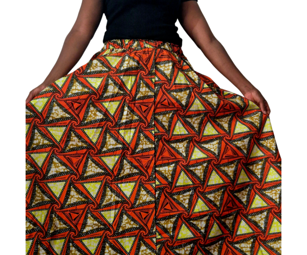 Jupe en Wax Éthique & Élégante – Tissu Africain Authentique | Olayek