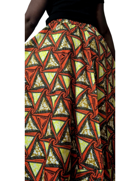 Jupe en Wax Éthique & Élégante – Tissu Africain Authentique | Olayek