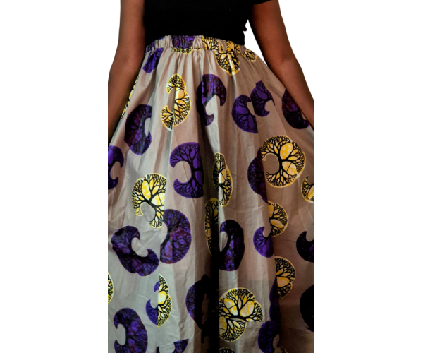 Jupe en Wax Éthique & Élégante – Tissu Africain Authentique | Olayek