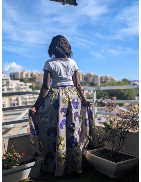 Jupe en Wax Éthique & Élégante – Tissu Africain Authentique | Olayek