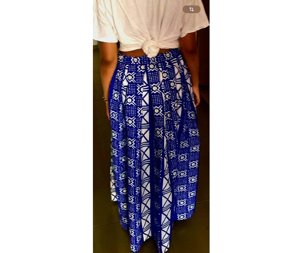 Jupe en Bogolan Éthique & Élégante – Tissu Africain Authentique | Olayek