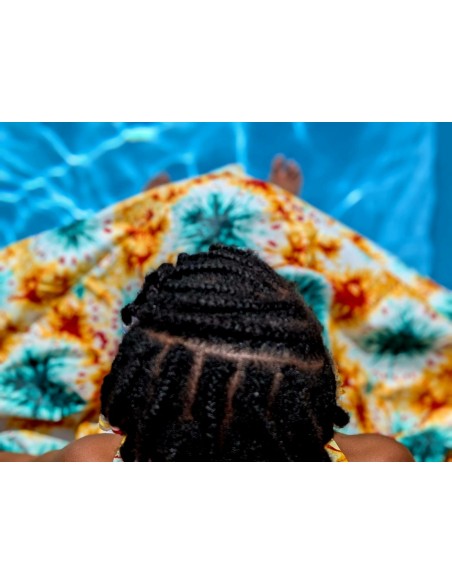 Robe salopette fillette en Wax Étnique & Colorée – Tissu Africain Authentique | Olayek