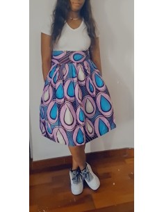 Jupe en Wax Éthique & Élégante – Tissu Africain Authentique | Olayek 2