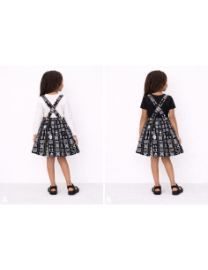 Robe tablier en Bogolan 2