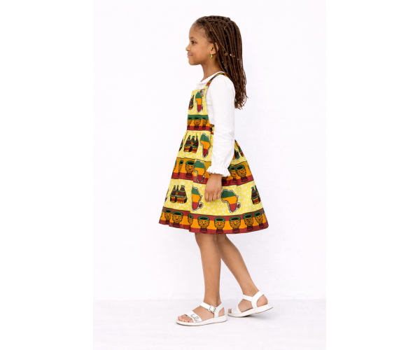 Robe africaine en Wax