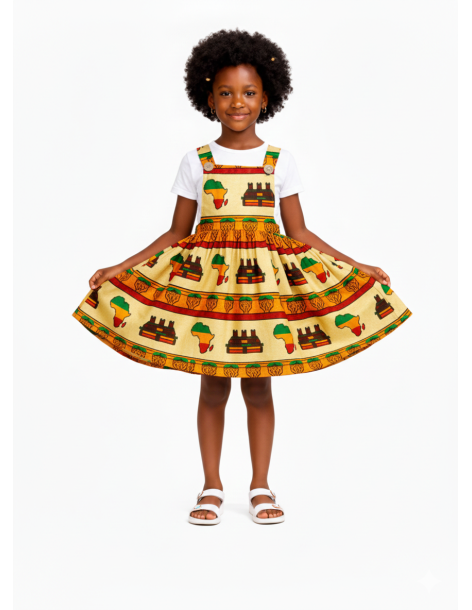 Robe africaine en Wax