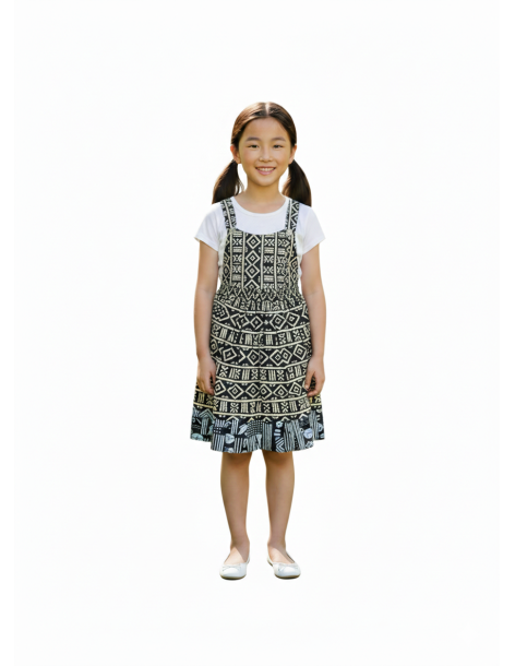 Robe en Tissu Africain Bogolan 2