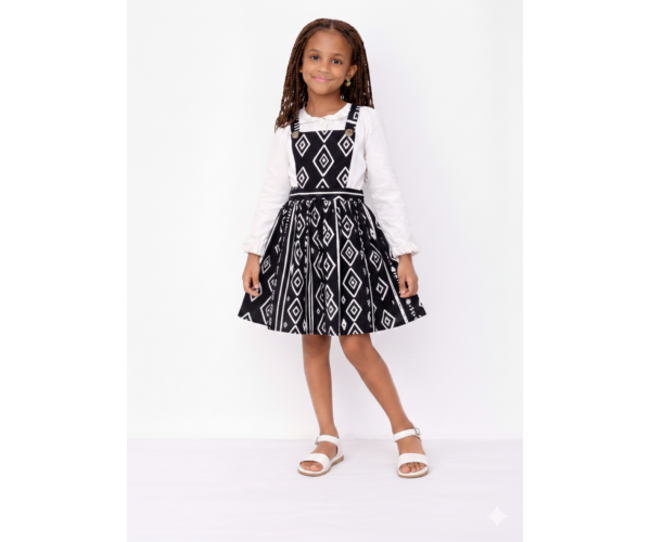 Robe Africaine Enfant en Bogolan
