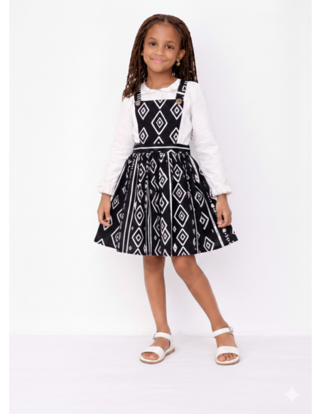Robe Africaine Enfant en Bogolan