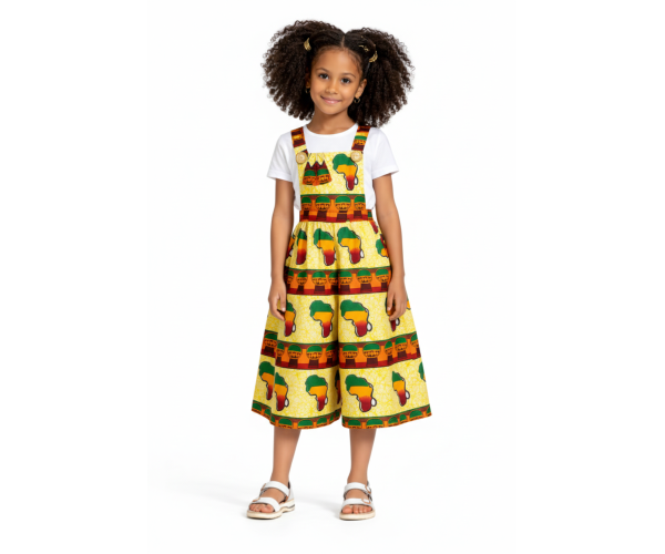 Robe en tissu africain Wax