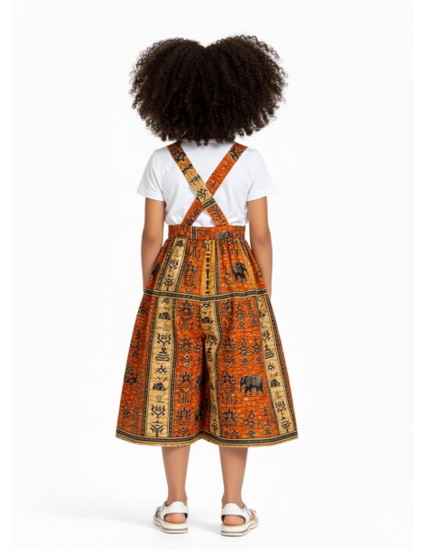 Robe Africaine Enfant en Wax 2